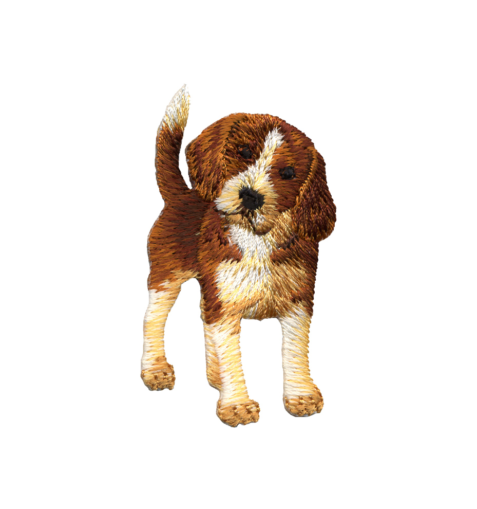 Applikation hund Beagle termoadesiva patch flicken gestickt 70x45 mm 5142A00 