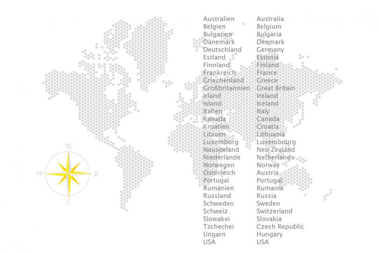 Kleiber + Co. Exportländer